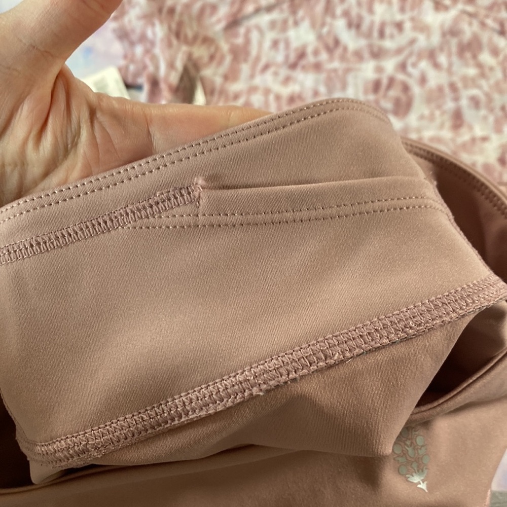 🧼[ Free People ] Movement See You Through Yoga Set in Blush - Picture 14 of 16
